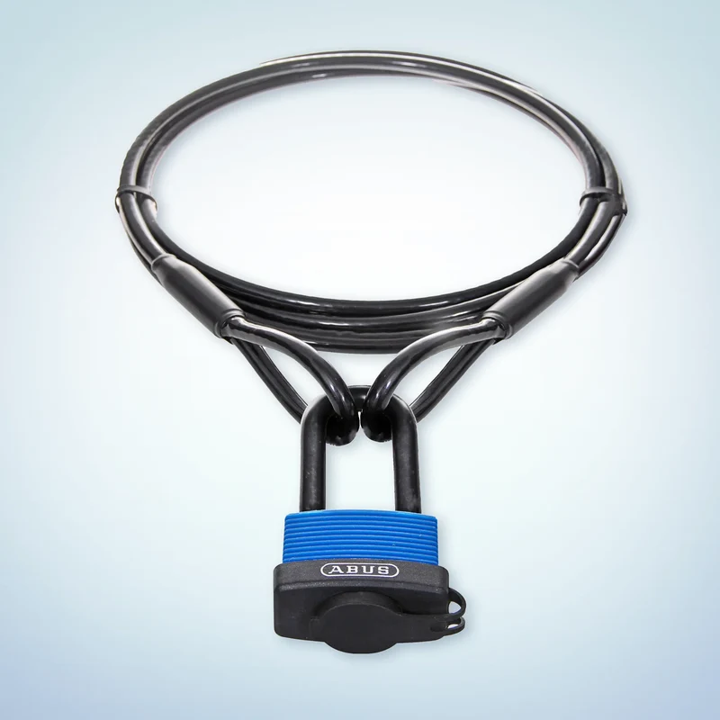 ABUS Drahtseilschloss 6mm für Fahrradanhänger 2,0 Meter