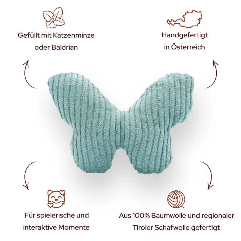 Baldrian Kissen Schmetterling