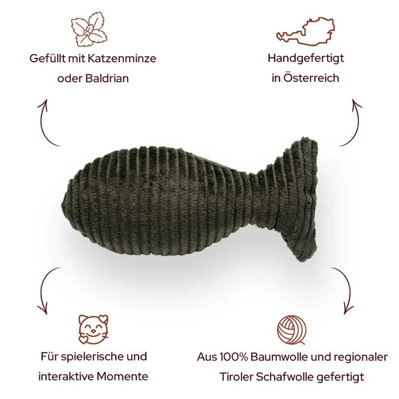 Baldrian Kissen Fisch