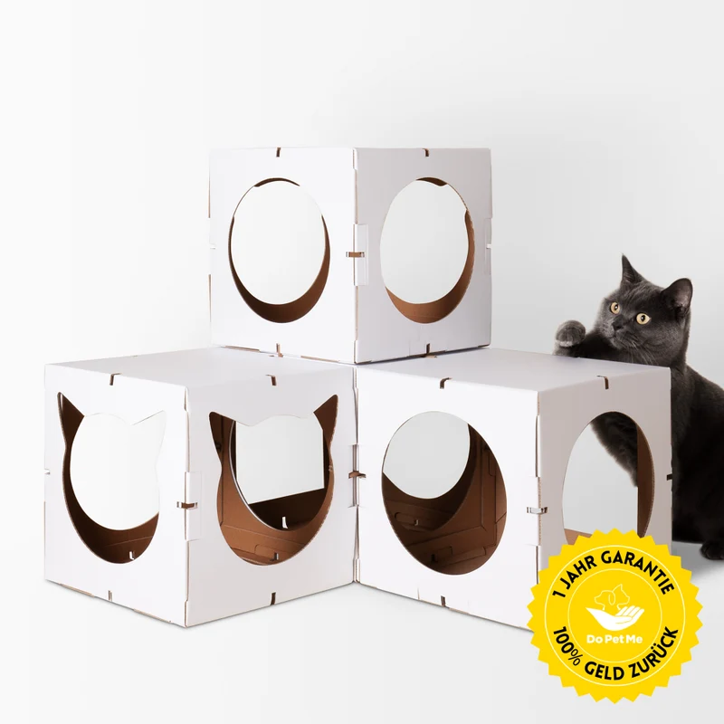 Katzenhaus Kitten Castle - schwarz