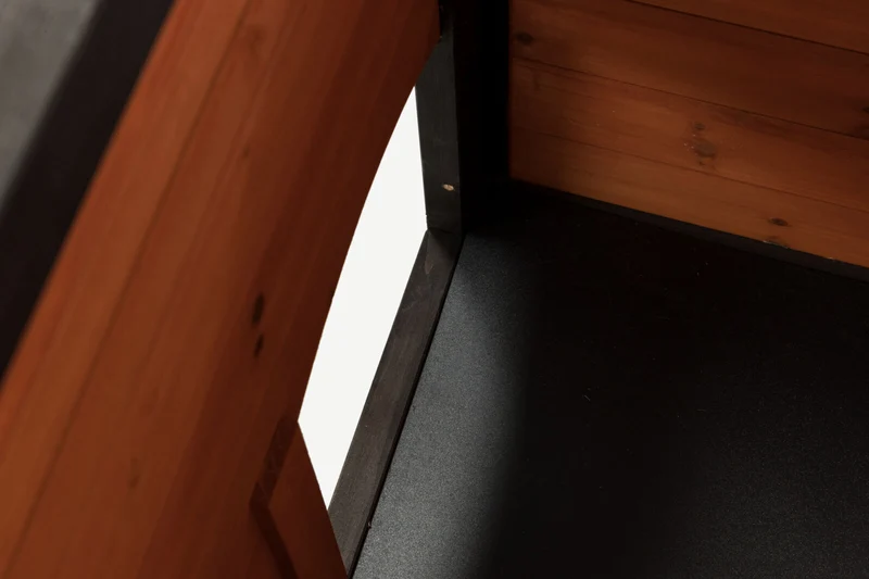 Freilaufgehege mit Abdeckung