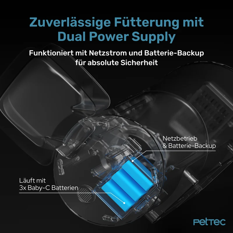 PetTec Cam Buddy inkl. automatischer Futterautomat für Katzen und Hunde - B-Ware