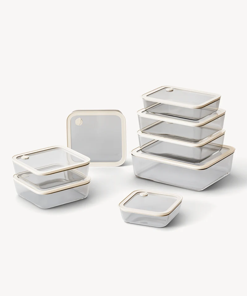 Frischhaltedosen Bundle Transparent 8-Teilig