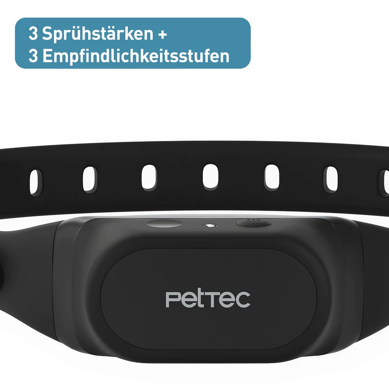 PetTec Spray & Ton Trainer mit Fernbedienung inkl. Citronella-Spray