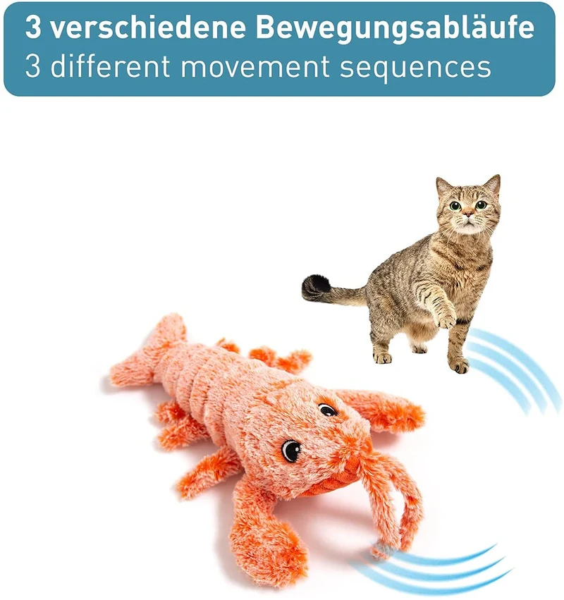 PetTec interaktives Plüschtier für Katzen - Hummer