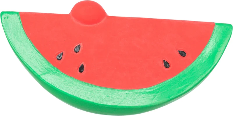Hundespielzeug Wassermelone aus Latex mit Quietscher