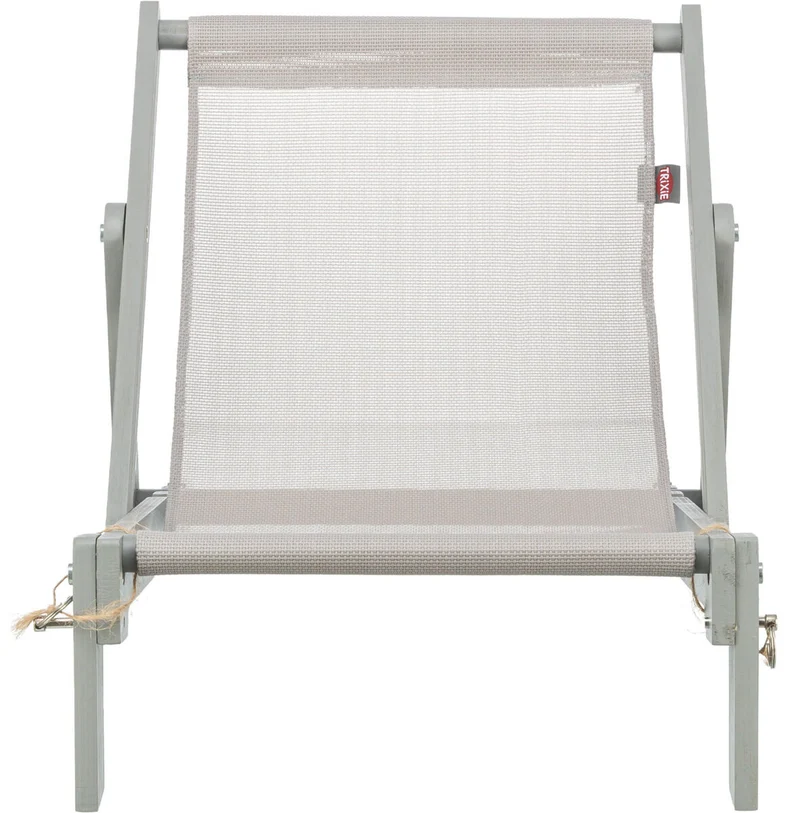TRIXIE Outdoor Strandstuhl Strong Edition für Katzen – Dein Sonnenplatz im Grünen