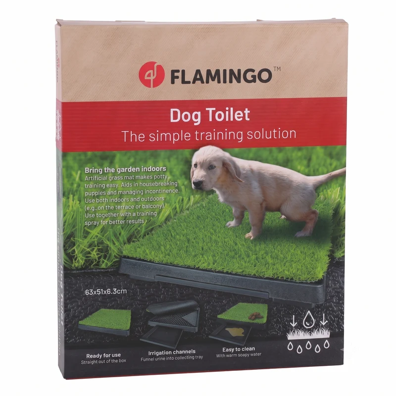 Flamingo Pelou Haustiertoilette für Hunde & Welpen – Stubenreinheit leicht gemacht