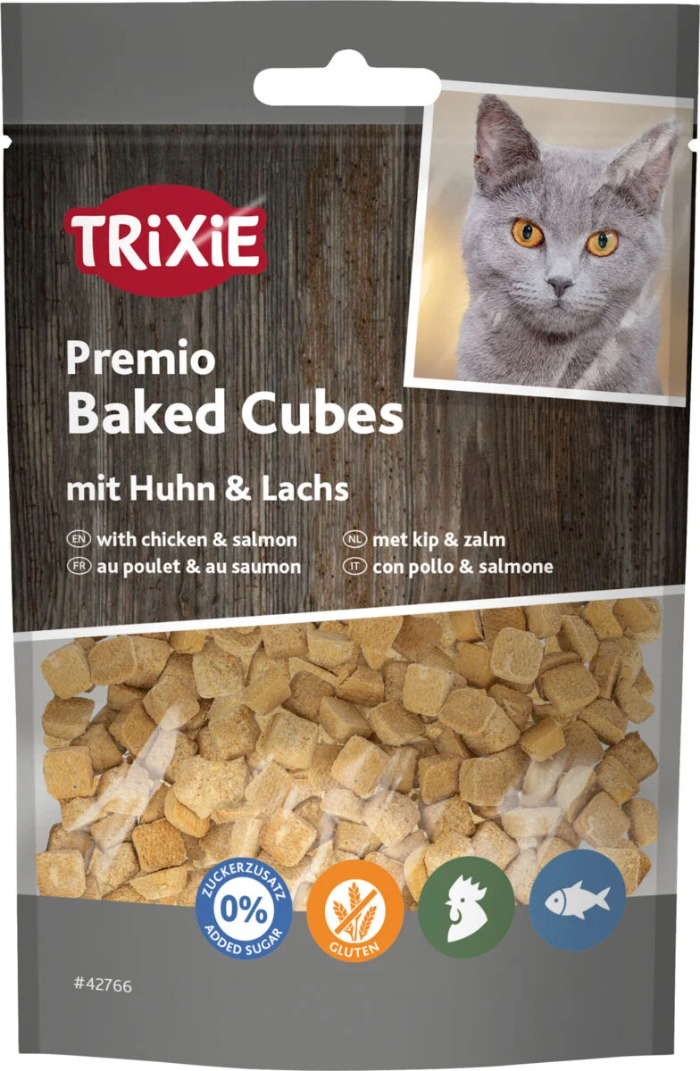 Premio Baked Cubes mit Huhn & Lachs