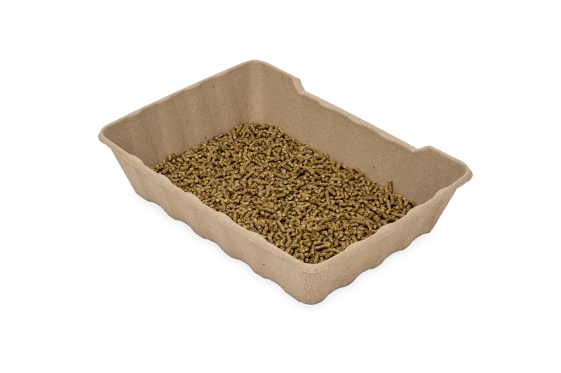 ECOPETBOX - 3x kompostierbare Haustiertoilette für Katzen und Hunde