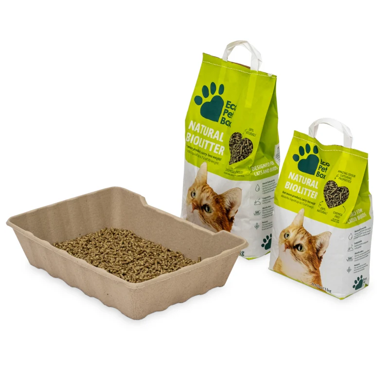 ECOPETBOX - kompostierbares Haustier-Streu