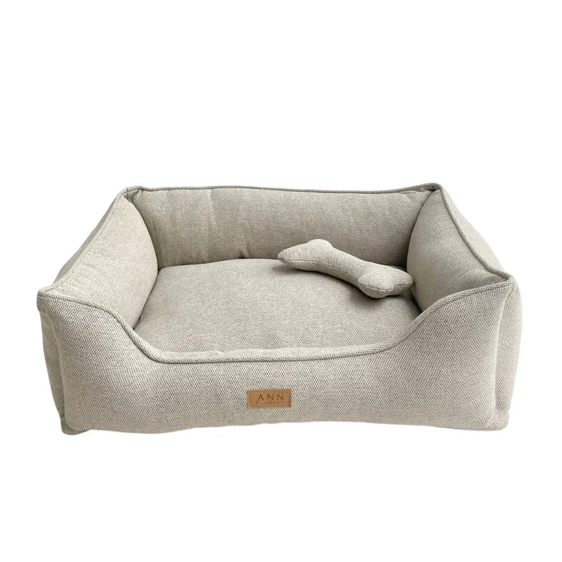 Ann Habor - Hundespielzeug mit Fleischknochen - Hellbeige