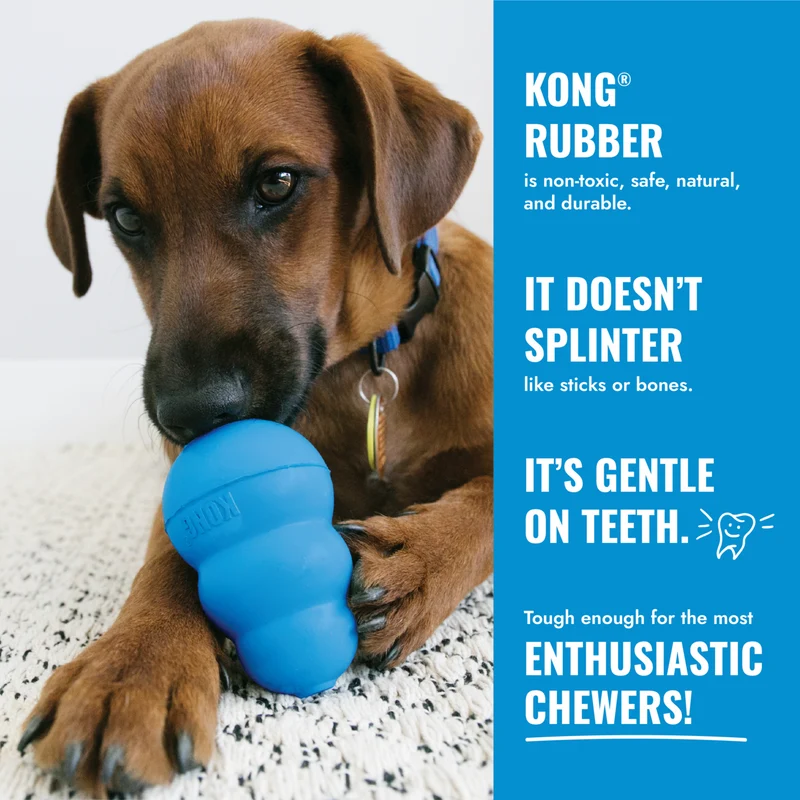 KONG Puppy – Welpenspielzeug aus Naturkautschuk | befüllbar, XS–L