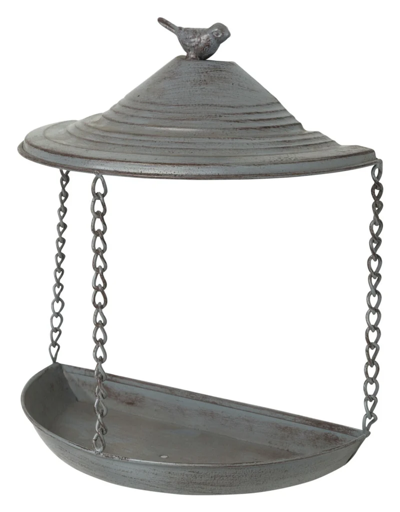 Metall-Vogeltränke zur Wandmontage