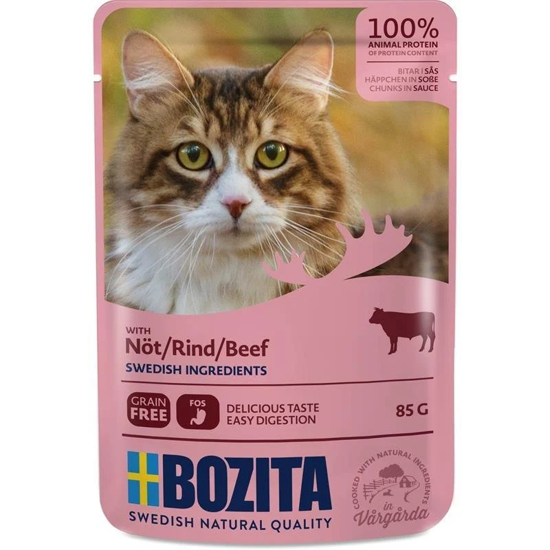 Bozita Pouch Katzenfutter Häppchen in Soße