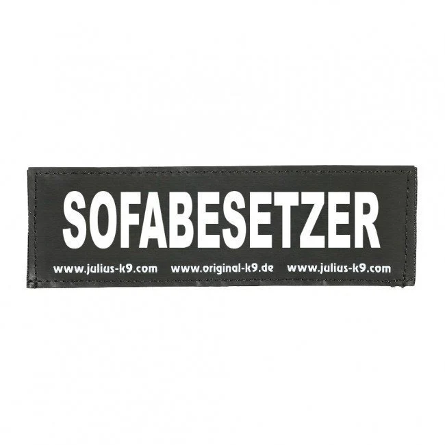 Julius K9 Logo Klettsticker klein M - Z