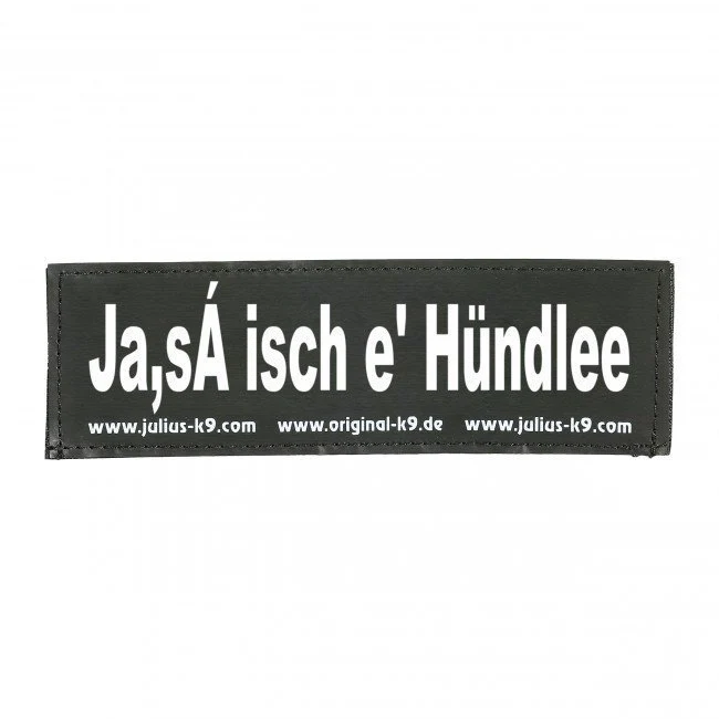 Julius K9 Logo Klettsticker klein G - L