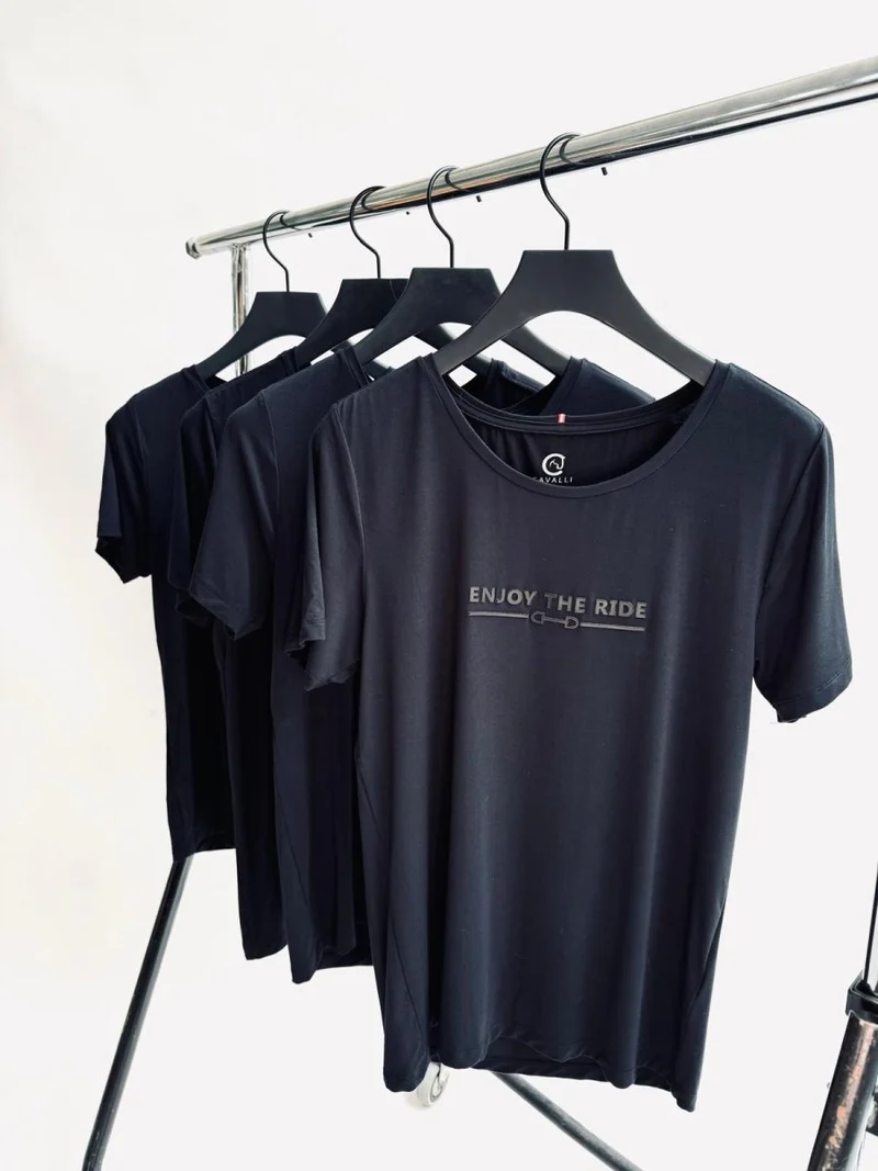 Cavalli T-Shirt – Genießen Sie die Fahrt