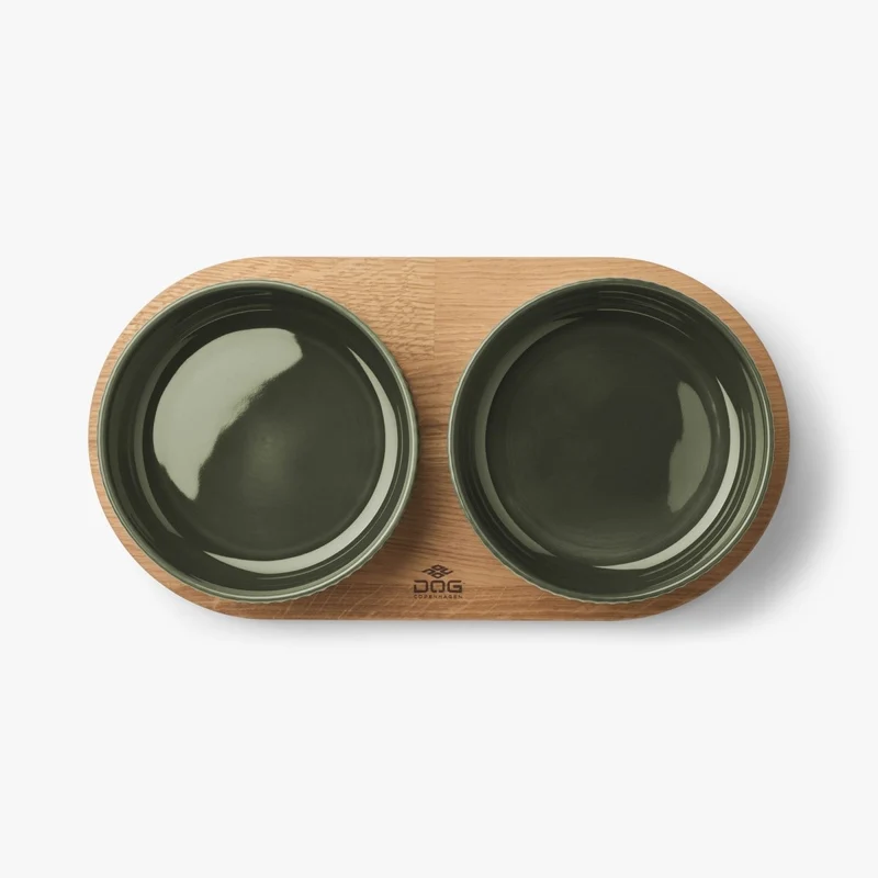 Dog Copenhagen - Kronborg Foodbar - Racing Green/Eiche