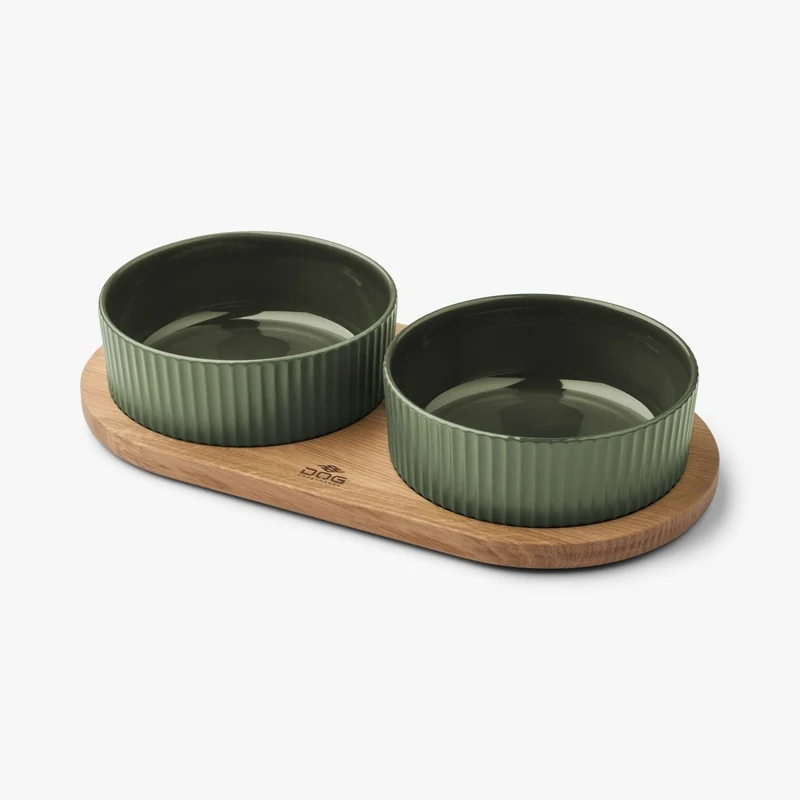 Dog Copenhagen - Kronborg Foodbar - Racing Green/Eiche