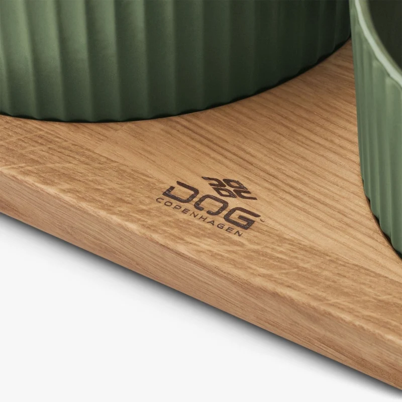 Dog Copenhagen - Kronborg Foodbar - Racing Green/Eiche