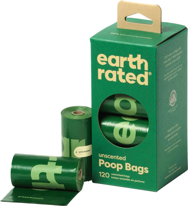 Earth Rated Hundekotbeutel - 8 Rollen