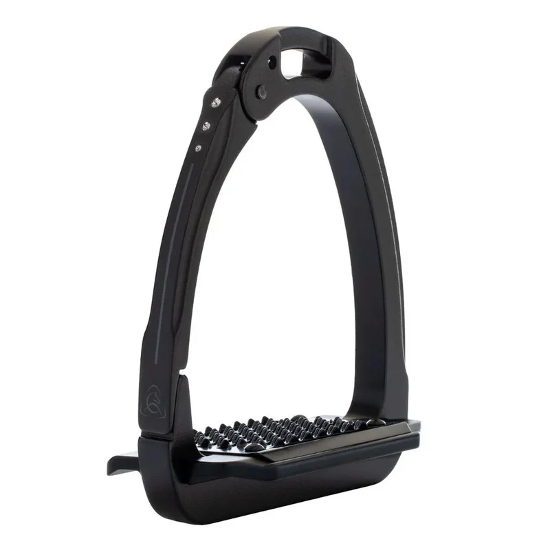 Acavallo - Sicherheitssteigbügel - „Arena“ Aluplus 2.0 Special Edition - Total Black