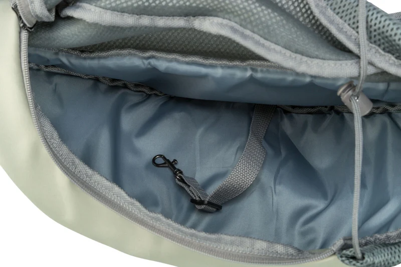 Cross-Body Hundetragetasche Fronttasche Sling mit Reißverschluss und Guckloch mit Tunnelzug