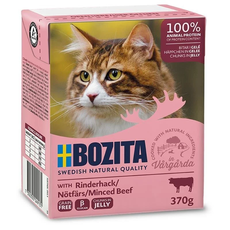 Bozita Katzenfutter Tetra Recart Häppchen in Gelee