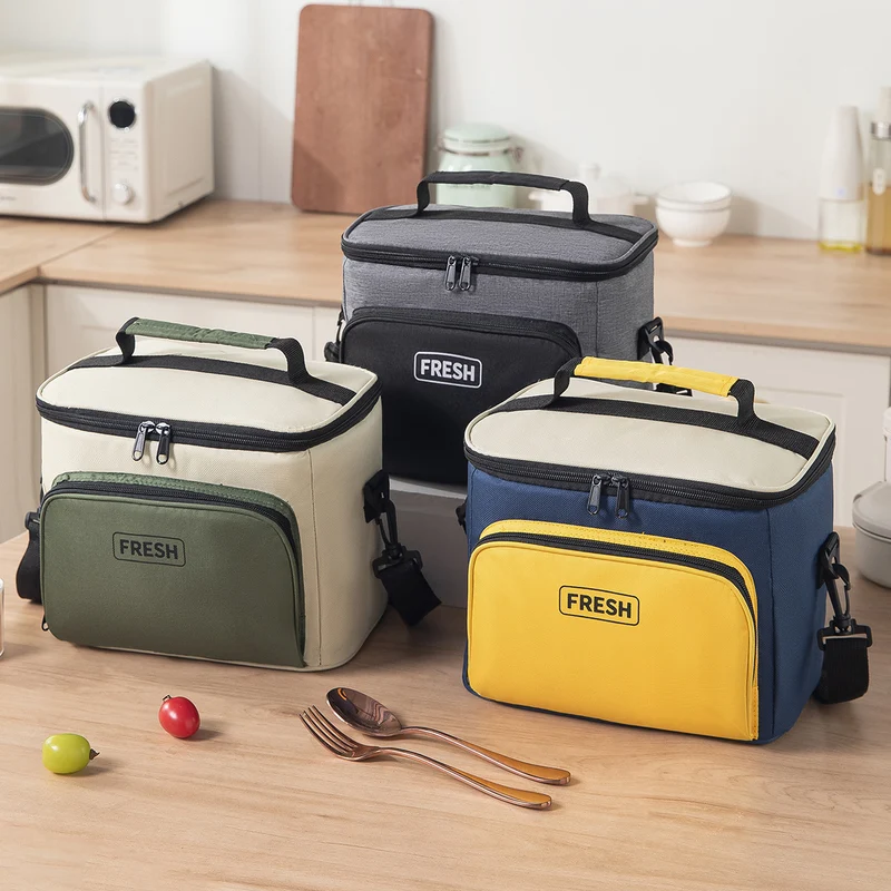 Isolierter Lebensmittelträger mit Multi-Taschen-Design