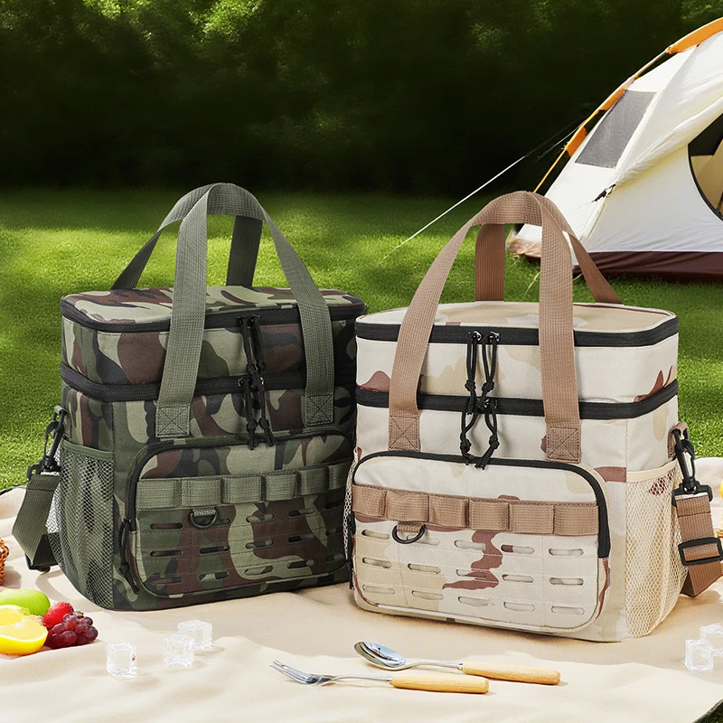 Isolierte Camouflage Mittagessen Kühltasche