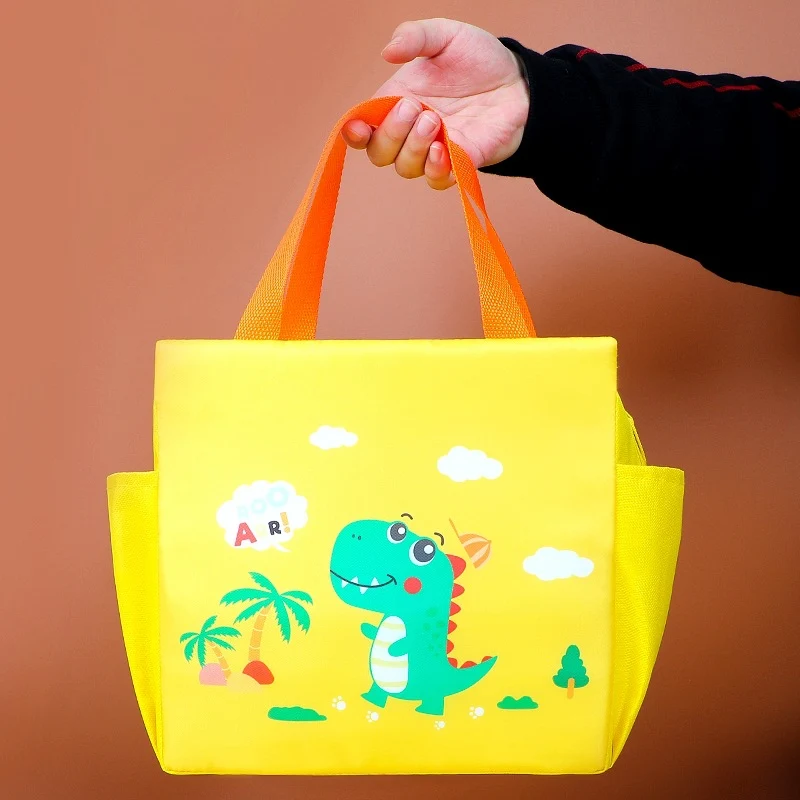 Spaßige und verspielte isolierte Lunch-Tasche