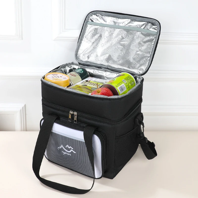 Doppeltaschen isolierte Kühltasche