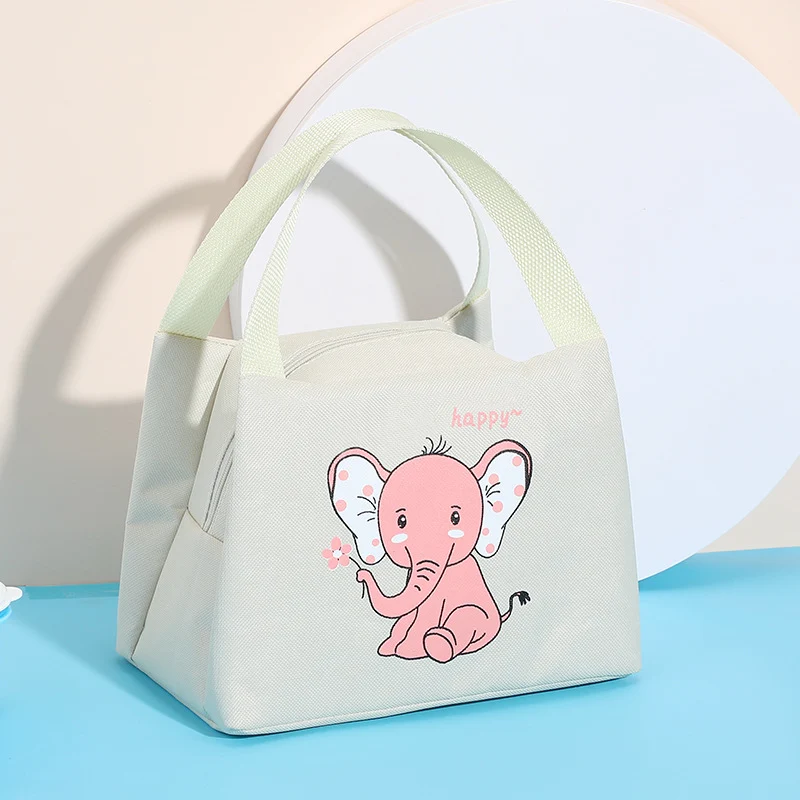 Niedlicher tierisches Motiv isolierter Lunchbag