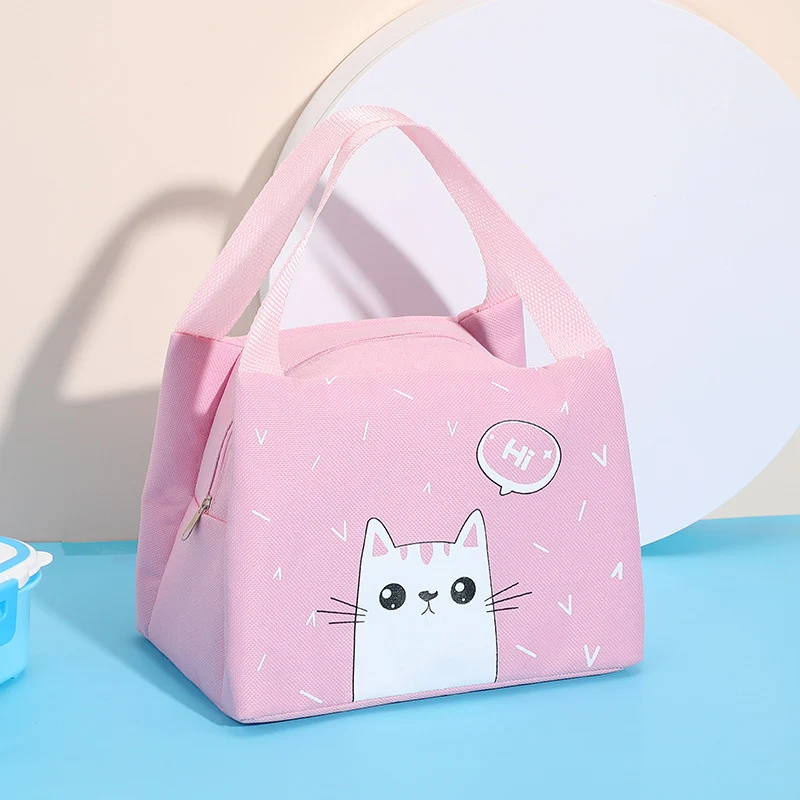 Niedlicher tierisches Motiv isolierter Lunchbag