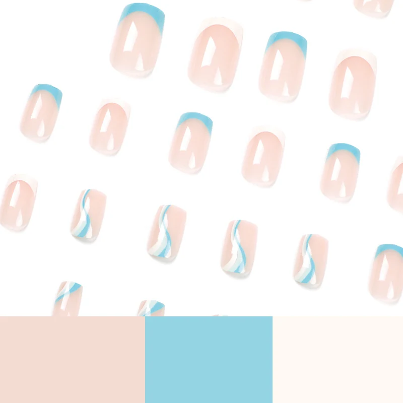 Kreative Acryl-Nägel mit eleganten Pastellmotiven Karnz