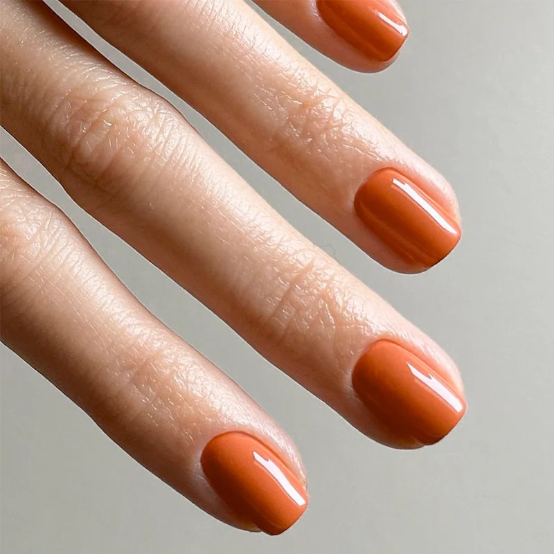 Hochglänzende Nagelkunst Karnz