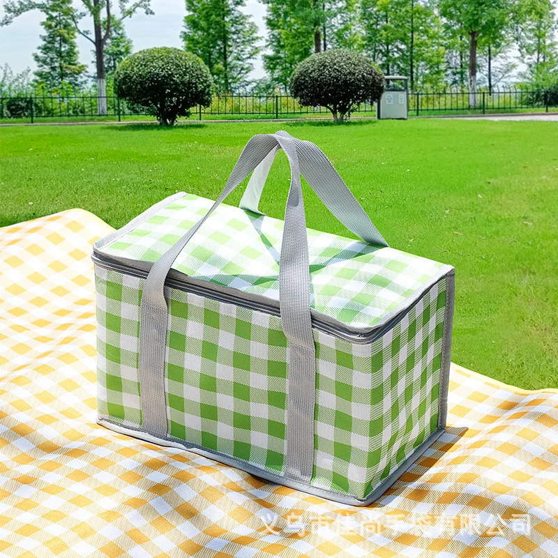 Stylische isolierte Picknick-Kühltasche