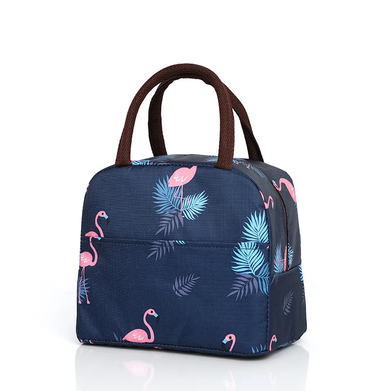 Stylische Blumen isolierte Lunch Tasche