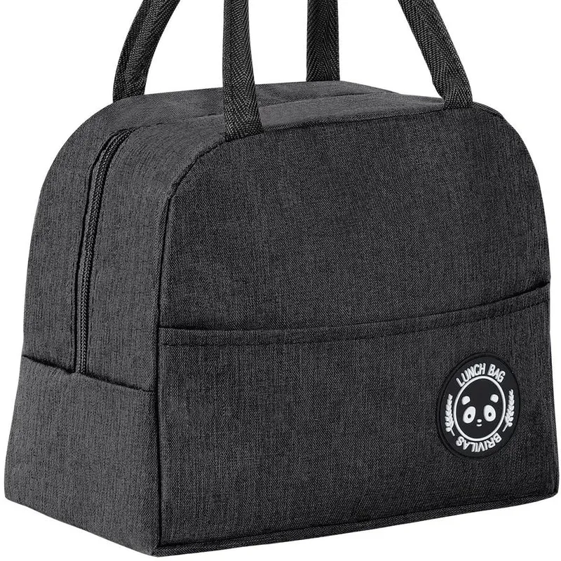 Stylische Blumen isolierte Lunch Tasche