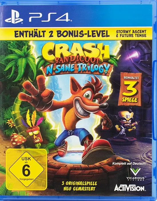Crash Bandicoot N.Sane Trilogy (PlayStation 4)