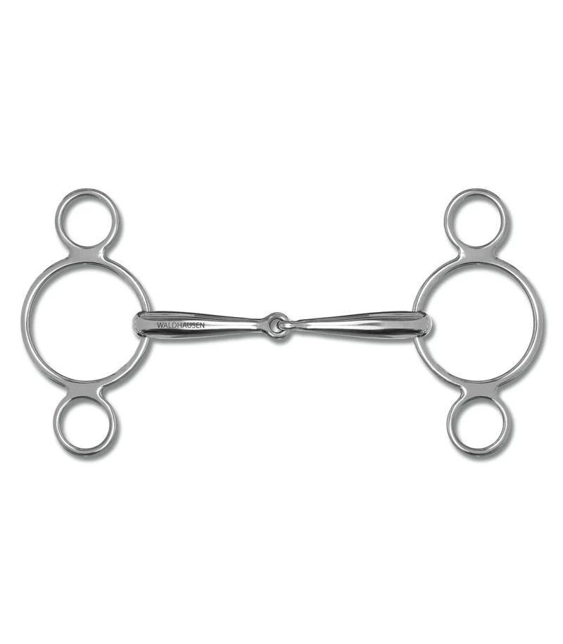 Waldhausen 16 mm Zweiteiliges 3-Ring-Gebiss