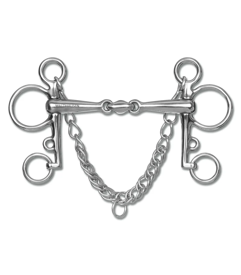 Waldhausen Pelham-Gebiss – 3-teilig – LP: 4 cm, T: 16 mm