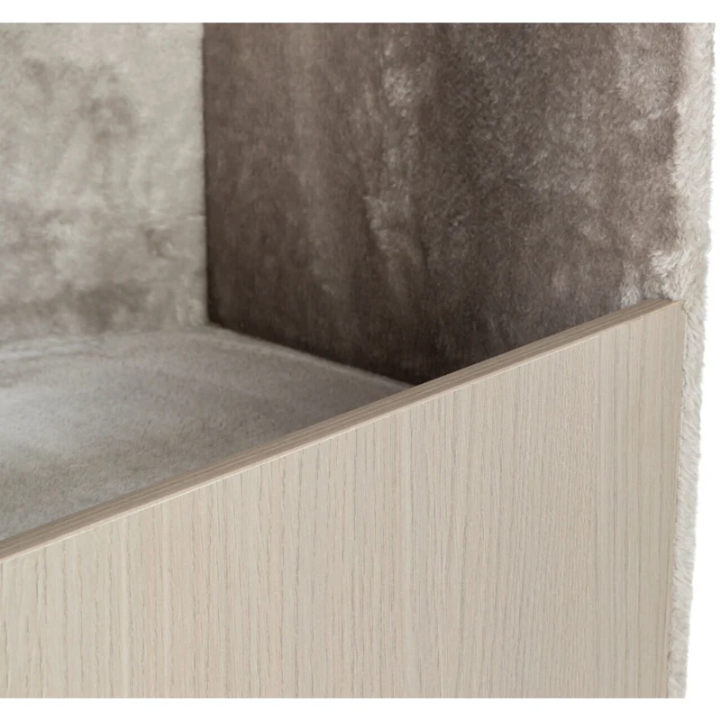 TRIXIE Kratzbaum Marina – Robuster Kratzbaum in Holz-Optik, ideal für mittlere Katzen 🏠