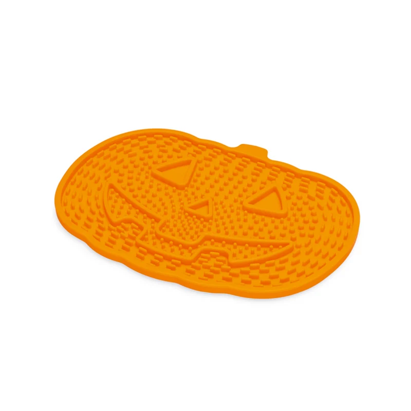 Beeztees Halloween Leckmatte Kürbis für Hunde