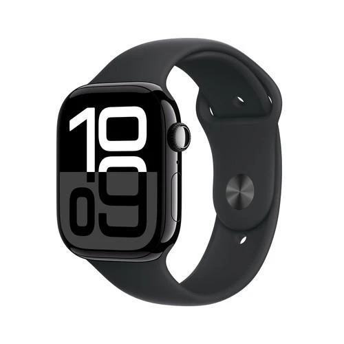 Apple Watch Series 10 (GPS+ Cellular) 46 mm Aluminiumgehäuse Diamantschwarz