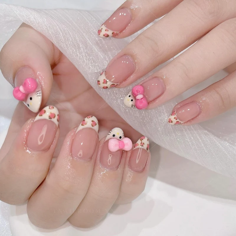 Elegante Nagelkunst Press-On Nägel Karnz