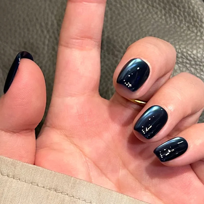 Stylische Press-On-Nageltips mit Leopardendesign Karnz