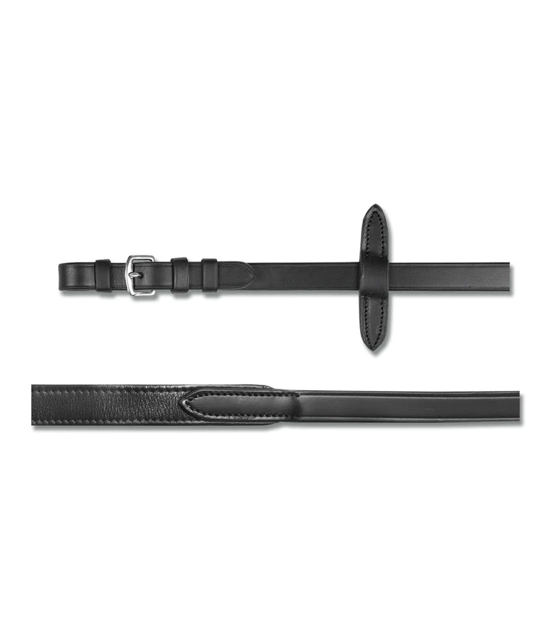 X-Line Lederzügel SOFT, schwarz, 19mm