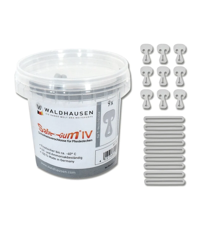 Waldhausen - Safe-Gum Safety für Decken - 18 Stk